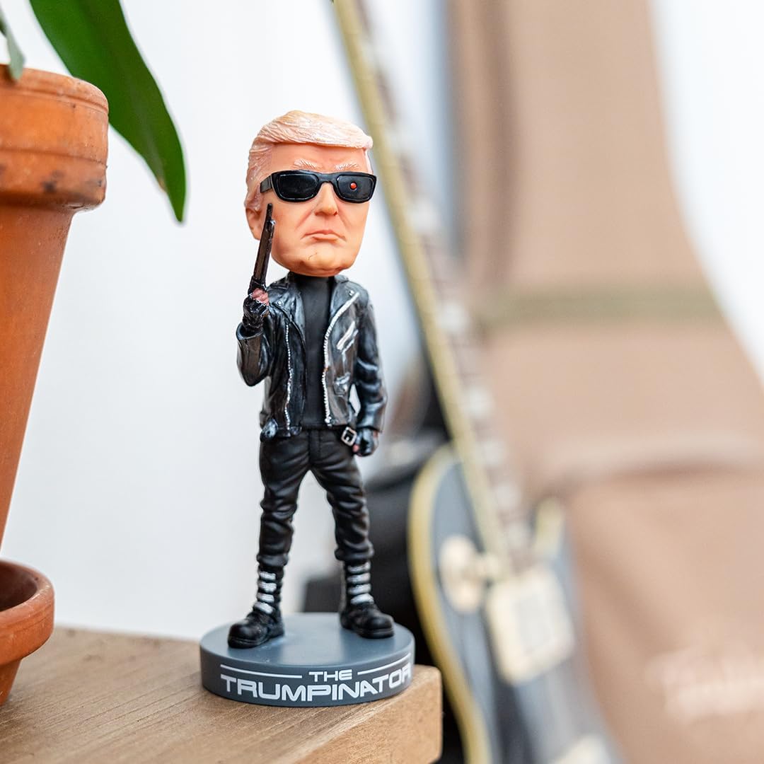 Donald Trump Collectibles - Proud Patriots The Trumpinator: Donald Trump 2024 Bobblehead for Trump Supporters and Patriotic Americans | The #1 Trump Gifts 24hrsmart